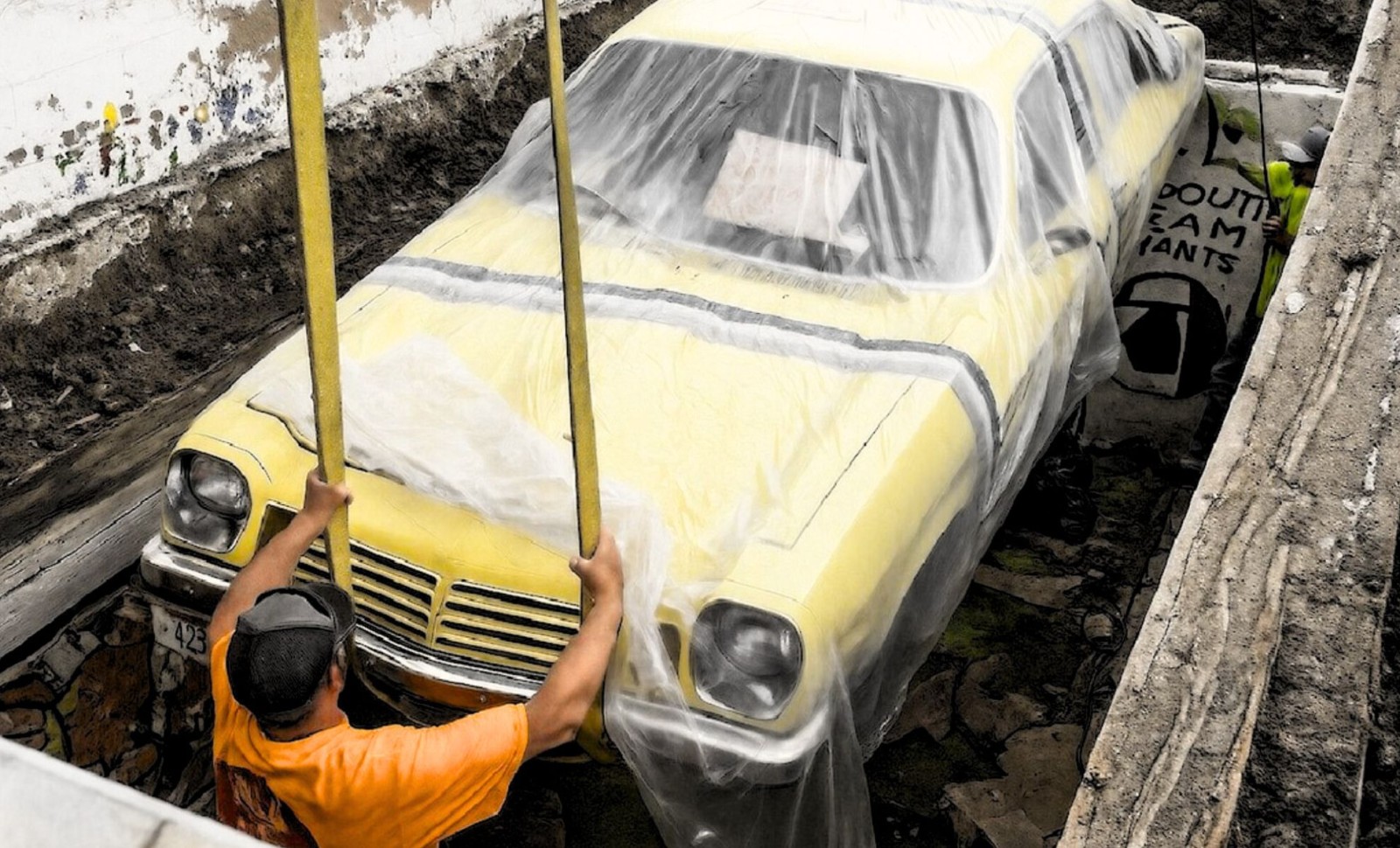 Half a Century Later: A 1975 Chevy Vega Emerges Flawlessly From Seward's Massive Time Capsule 