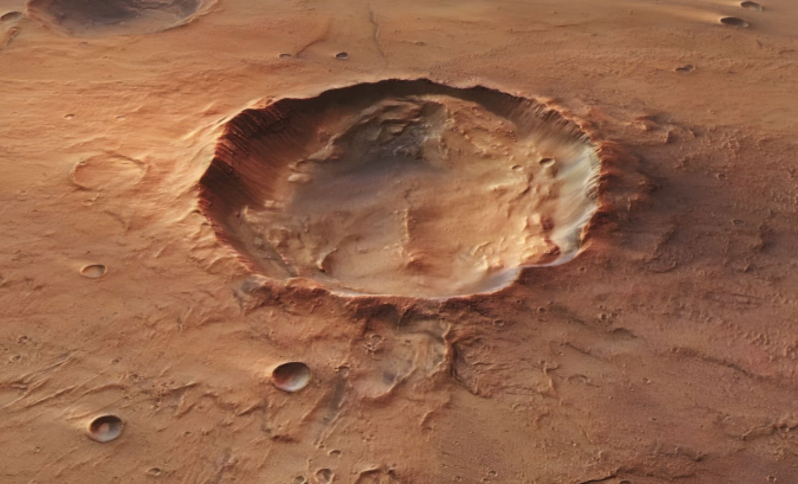 ESA’s Mars Express Discovers a Striking ‘Butterfly’ Formation on Mars 
