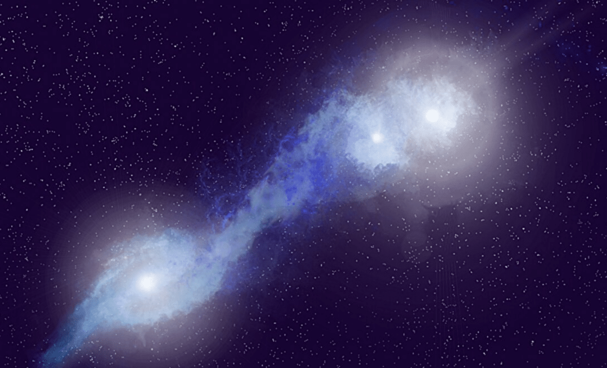 Scientists Reveal First-Ever Triple Supermassive Black Hole Merger 