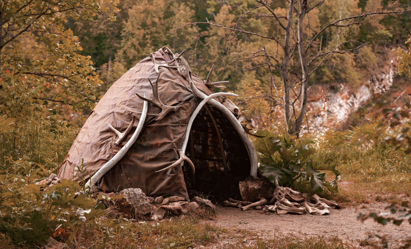 Ice Age Humans Crafted Long-Lasting Shelters from Mammoth Bones in Ukraine 