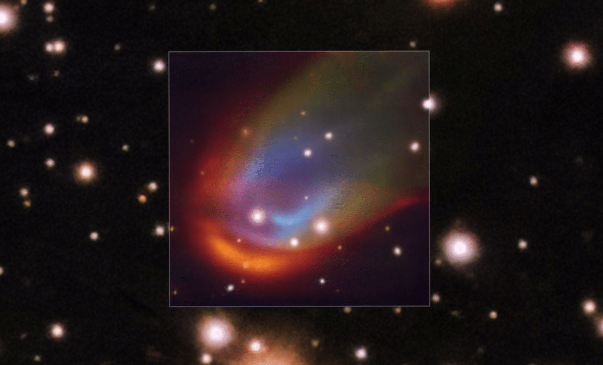 Enigmatic Rainbow Halo Surrounding Distant Dead Star Puzzles Scientists 
