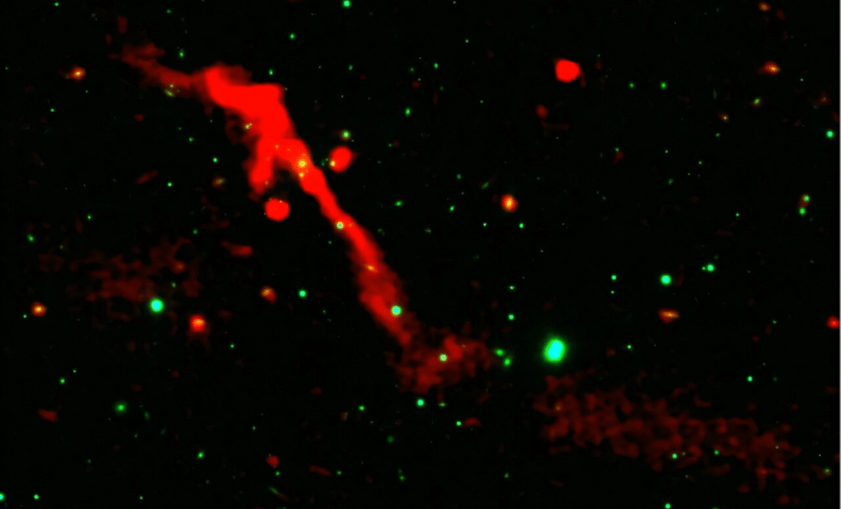 Dormant Supermassive Black Hole Awakens After 100 Million Years with Colossal Jets 