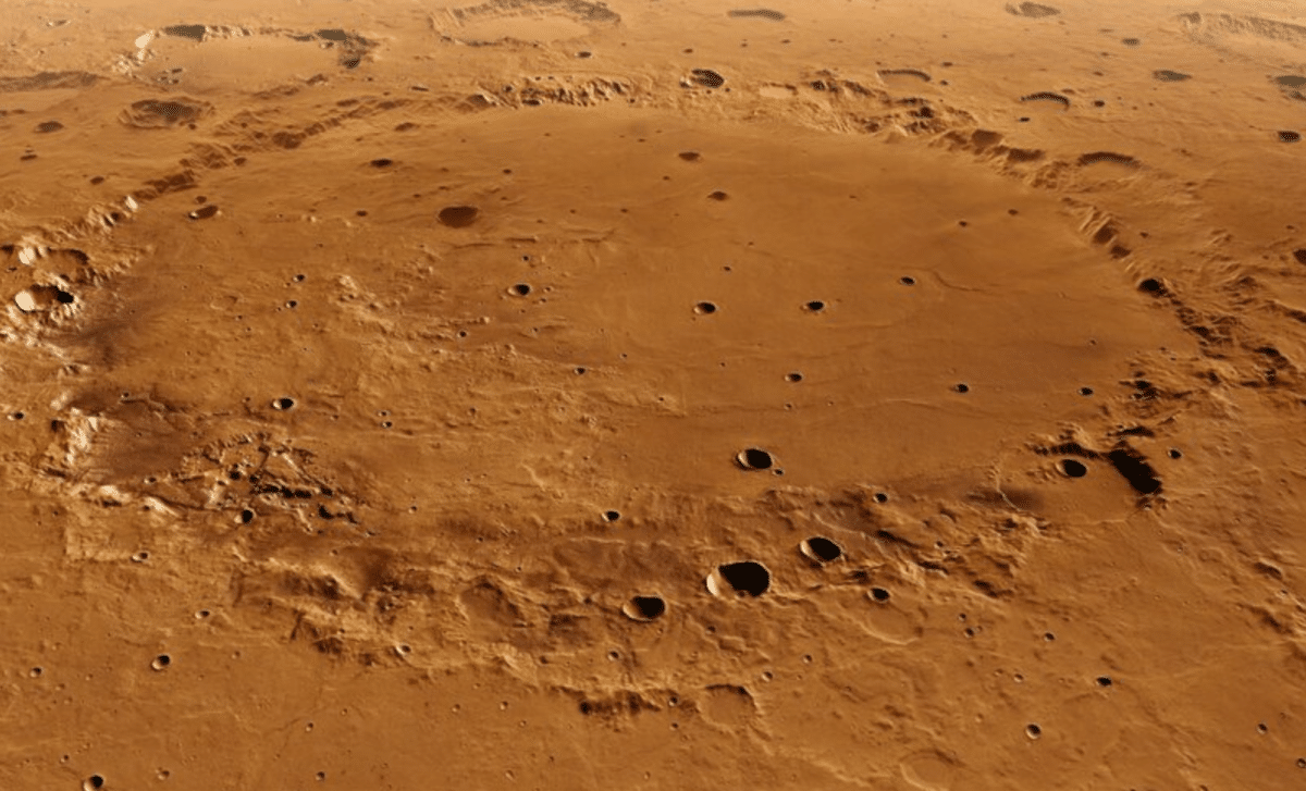 Stunning New Aerial Perspectives of Flaugergues Crater Revealed by ESA 