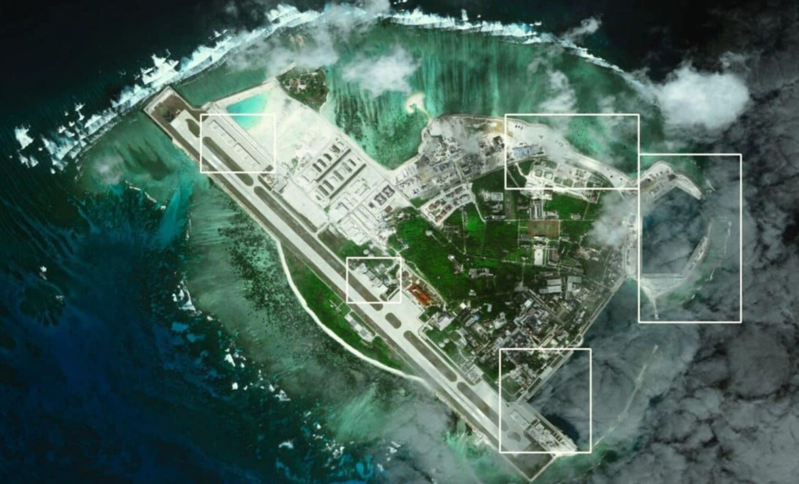 China's Extensive Island Building in the South China Sea Intensifies Military Presence 