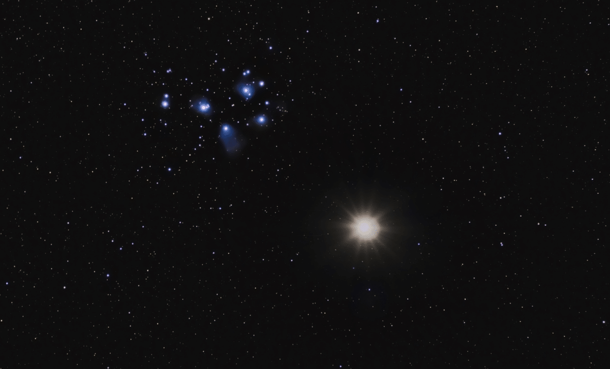 Witness the Moon Align with the Pleiades Star Cluster Tonight! 