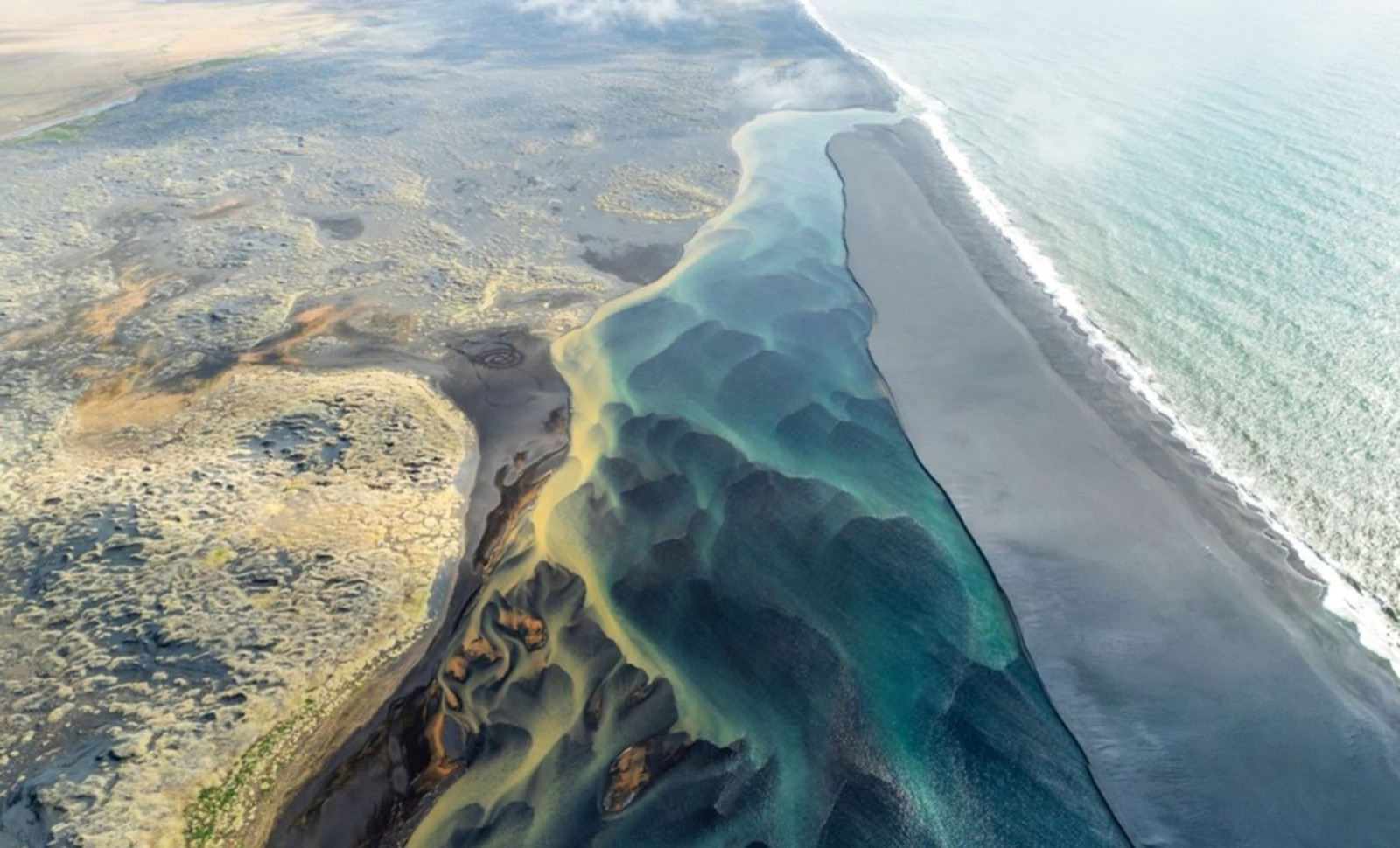 NASA Observes Unexpected Pastel Blue Waters off Florida Amid Winter Storms 