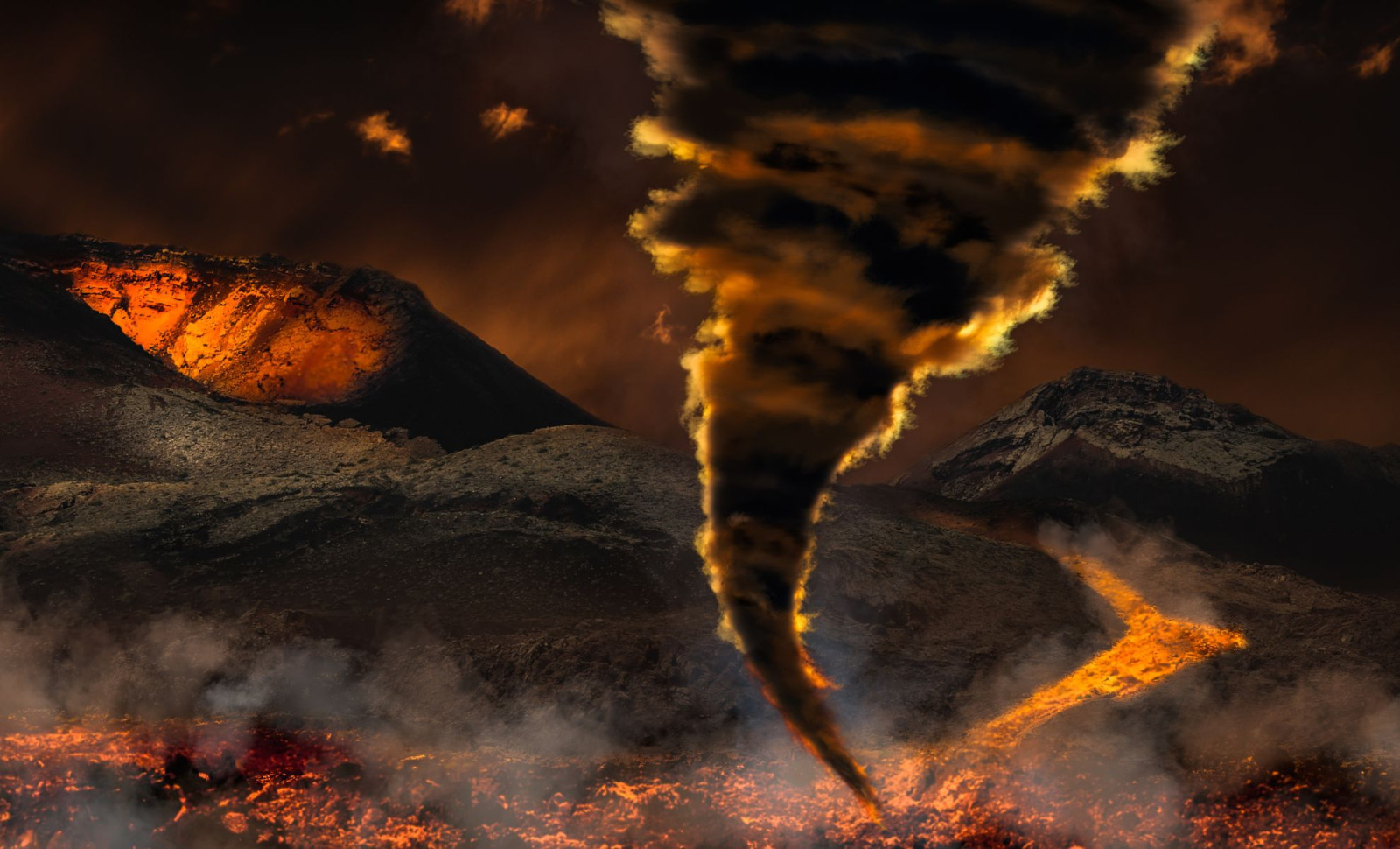 Researchers Harness 17-Foot Fire Tornadoes to Accelerate and Clean Up Oil Spill Burns 