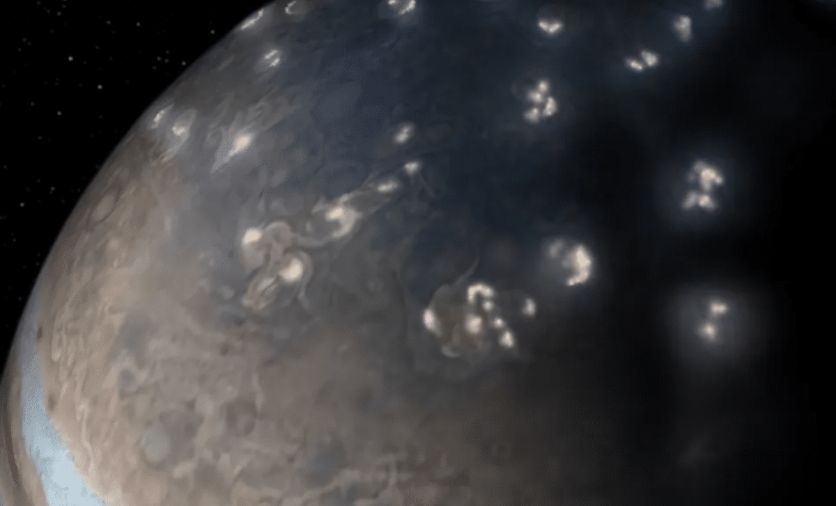 Jupiter's Lightning Strikes with a Power a Million Times Greater Than Earth's 