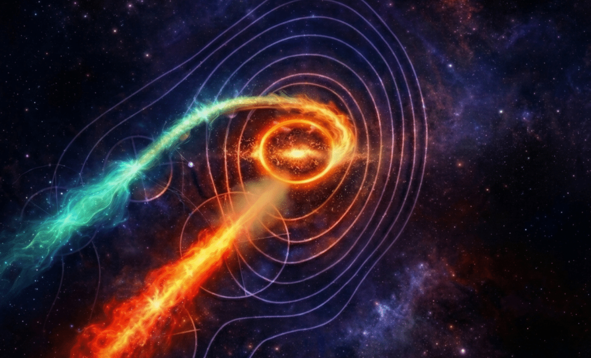 Astronomers Identify the First Orbiting Supermassive Black Hole Duo in a Remote Galaxy 