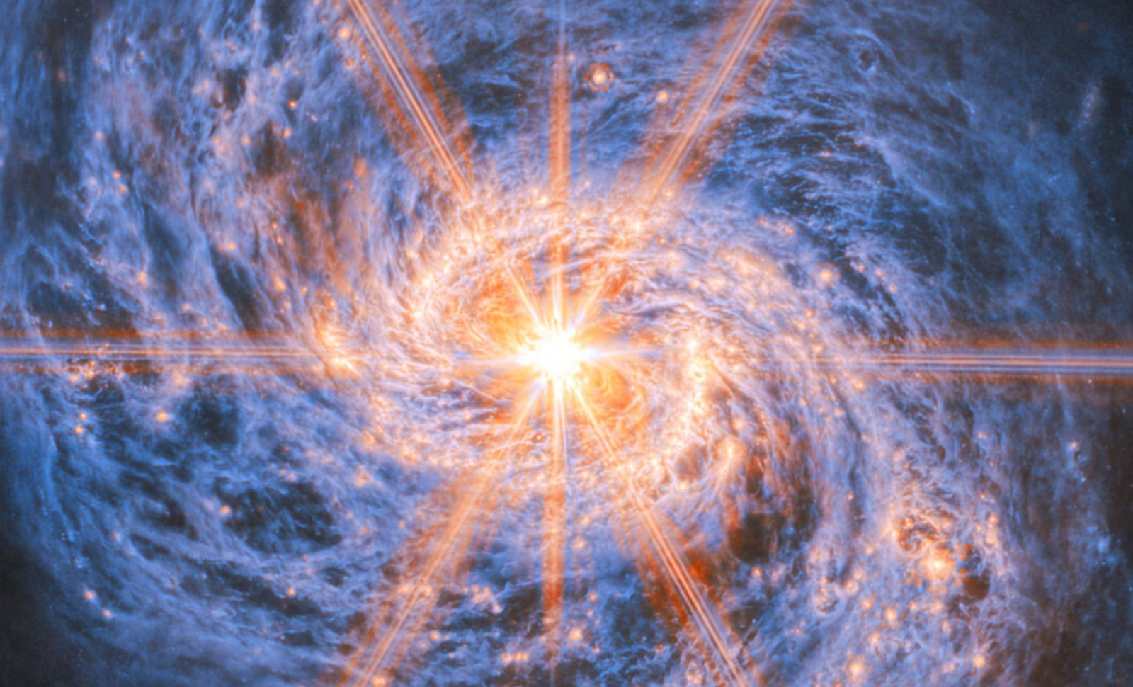 James Webb Unveils the Ferocious Heart of a Galaxy 45 Million Light-Years Away 
