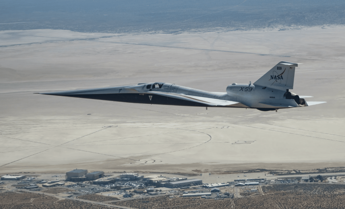 NASA’s X-59 Expands Flight Tests Across Diverse Speeds and Heights 