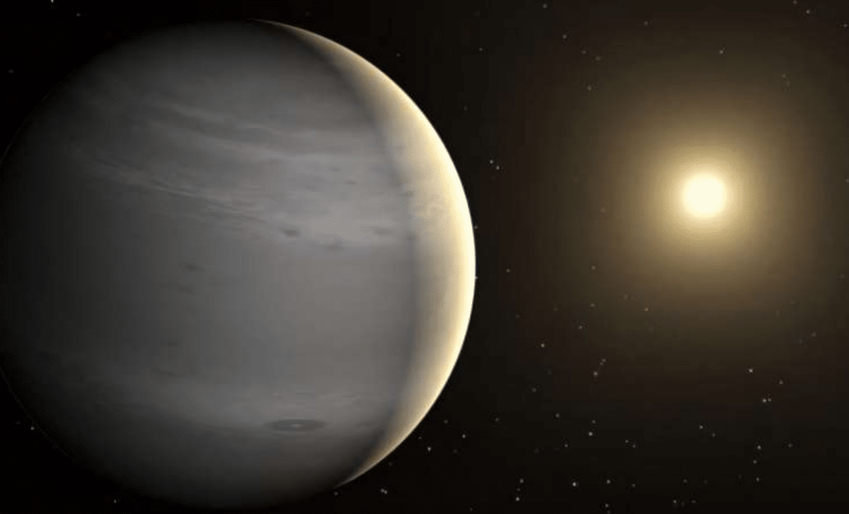 Discovery of a Methane-Rich, Earth-Like Temperature Saturn-Sized Exoplanet 