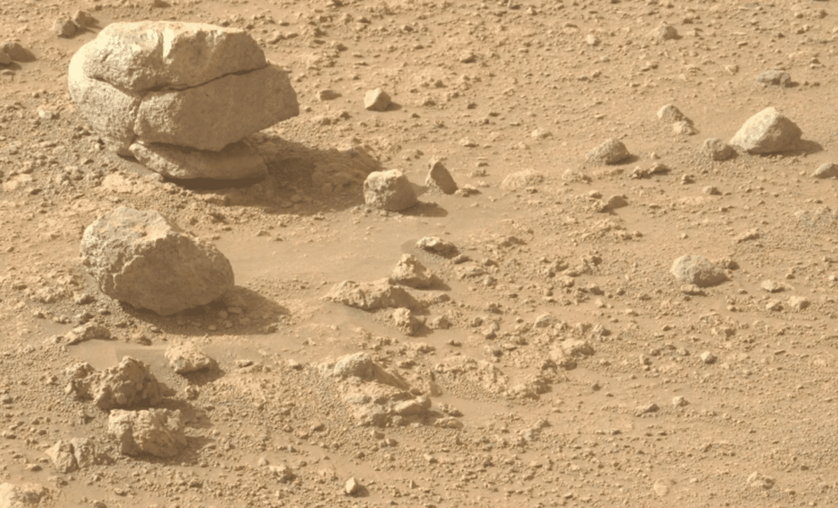 Mars Rover Discovers Intriguing Naturally Formed Rock Tower on Red Planet 