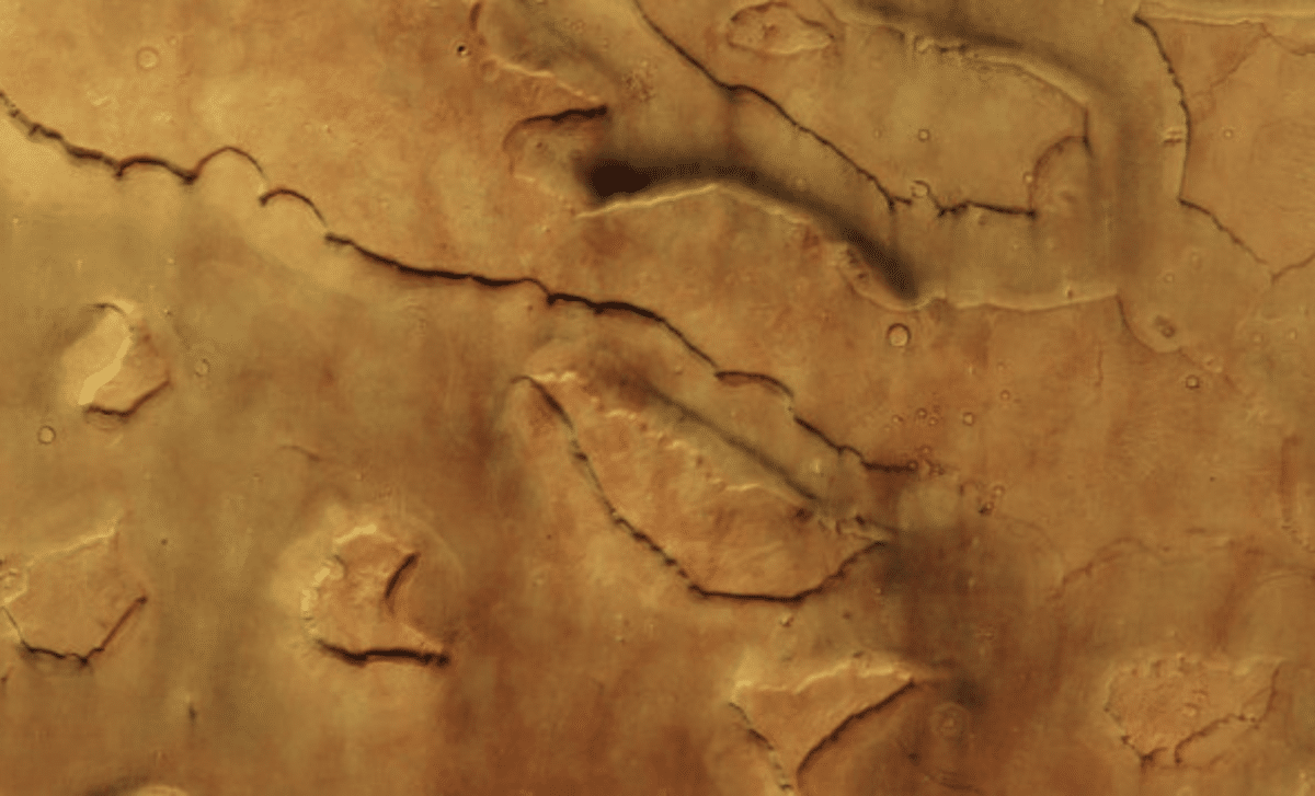 Mars Express Reveals Massive Dust Devils Twisting Through Ancient Martian Valleys 