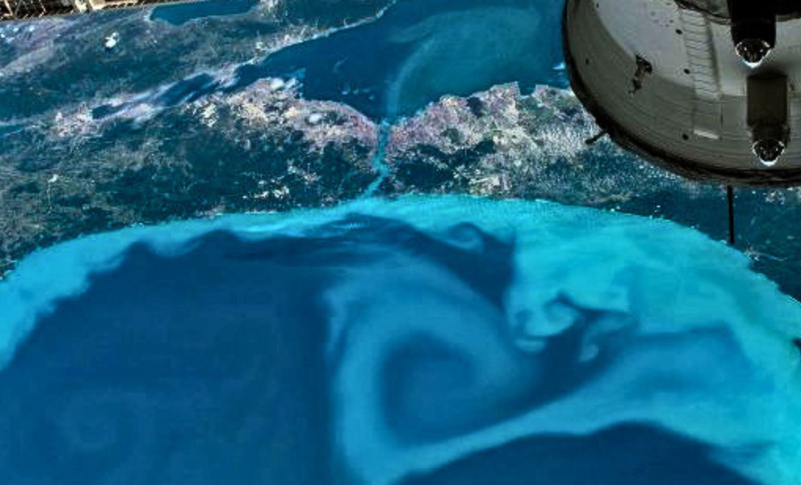 NASA Observes the Black Sea’s Stunning Shift to Turquoise During a Rare Algal Bloom 