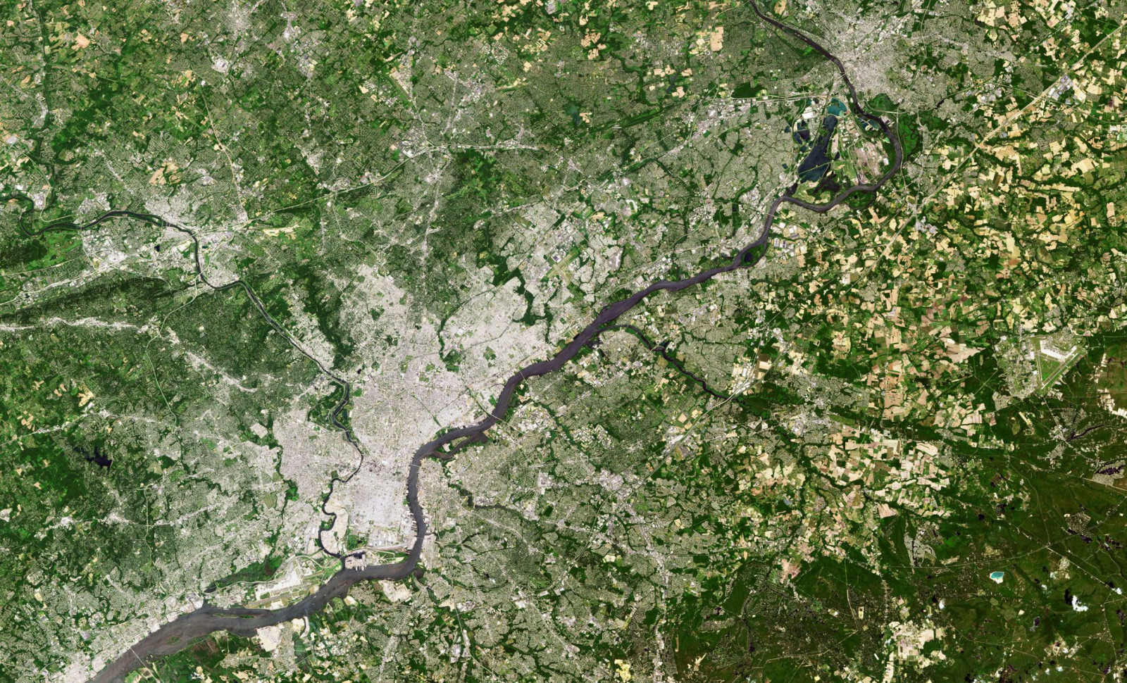 NASA Landsat Reveals Philadelphia’s Rich Natural Landscape and Historical Roots 