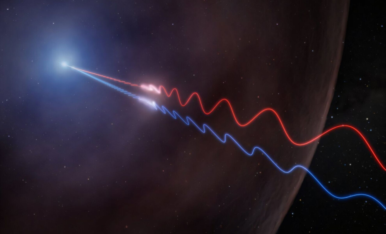 Astronomers Unveil Magnetic Signature in Gamma-Ray Burst Afterglow 