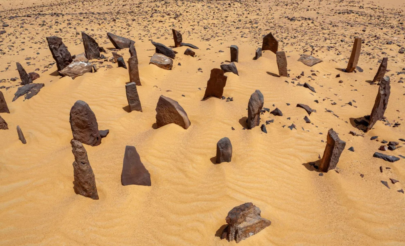 Unearthing a 7,000-Year-Old Stone Circle in the Heart of the Sahara Desert 