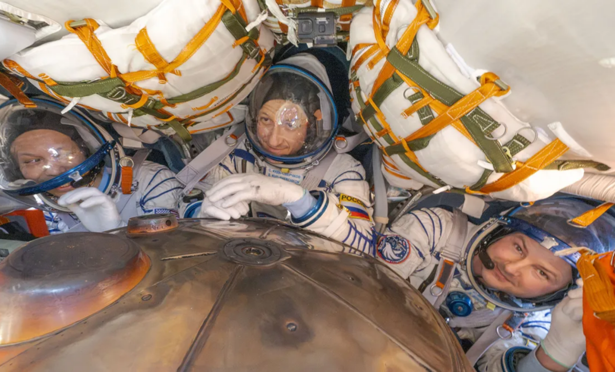 NASA Astronaut and Two Cosmonauts Land After 241-Day Space Station Mission 