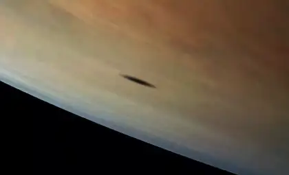 NASA’s Juno Reveals Enigmatic Feature Near Jupiter’s Giant Storm