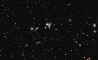 Historic Black Hole Collision Unveiled by James Webb Telescope in Early Cosmos