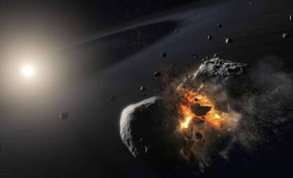 JWST Uncovers Asteroid Smash in Nearby Beta Pictoris System