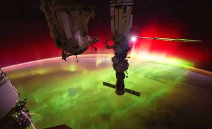 Stunning ISS Photos Reveal Auroras and Moonlight in Unprecedented Detail