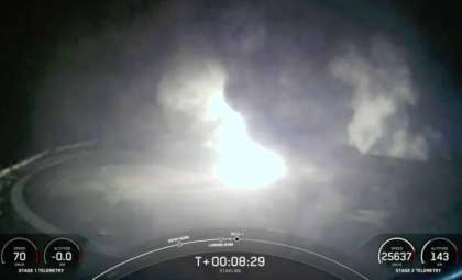 SpaceX Falcon 9 Booster Fails Landing After Successful Starlink Deployment