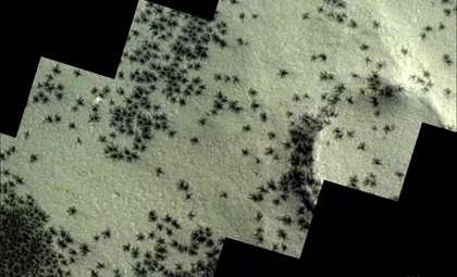 NASA Unlocks the Formation Secrets of Mars’ Unique South Polar “Spiders”
