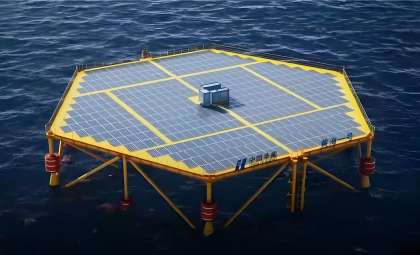 China Advances Renewable Energy with Massive Offshore Solar Platforms