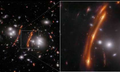 James Webb Reveals Gravitationally Lensed Supernova Shedding Light on Cosmic Expansion