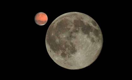 Experience the Stunning Moon and Mars Conjunction in November’s Night Sky