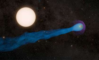 Astronomers Unveil Gas Giant Planet Sporting a Tail Over 350,000 Miles Long