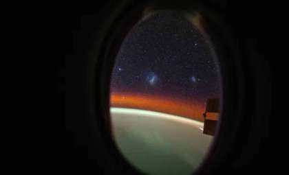 Astronaut Don Pettit Captures Stunning Image of Magellanic Clouds from SpaceX Capsule