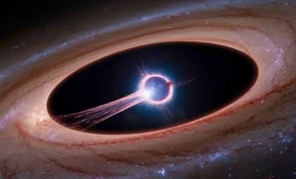 Astronomers Witness a Giant Star Ripped Apart by a Black Hole at Spectacular Speeds