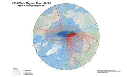 Tracking the Dynamic Shift of Earth’s Magnetic North Pole and Its Causes
