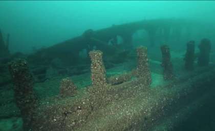 Ancient 9,000-Year-Old Stone Formation Discovered Beneath Lake Michigan