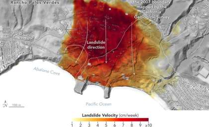 Advanced NASA Radar Uncovers Rapidly Growing Landslides Near Los Angeles