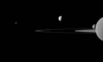 Scientists Discover 128 New Faint Moons Orbiting Saturn, Expanding Its Moon Count Dramatically