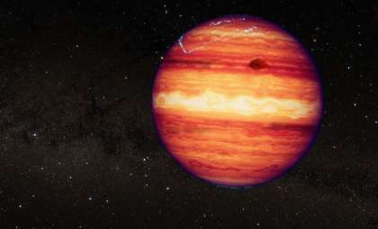Webb Telescope Unveils Complex Atmosphere Around a Starless Giant Planet