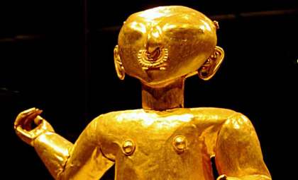 Unearthing a 2,000-Year-Old Gold Figurine from an Ancient South American Culture