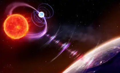 Unusual Binary Star System Emits Mysterious Radio Signals Every Two Hours