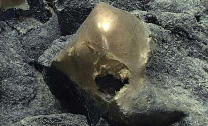Enigmatic Golden Sphere Uncovered Deep Beneath the Ocean Surface