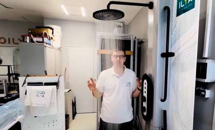 Innovative Shower Tech Recycles Just 5 Liters of Water for Hour-Long Comfort