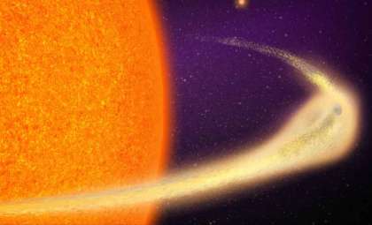 Astronomers Witness a Planet Disintegrating, Forming a Gigantic Comet-Like Tail