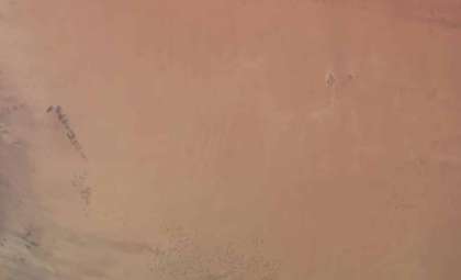 Orbiting Satellite Reveals Intriguing Desert Patterns From Space