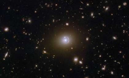 Ancient Galaxy from 11 Billion Years Ago Revealed in Stunning Einstein Ring Formation