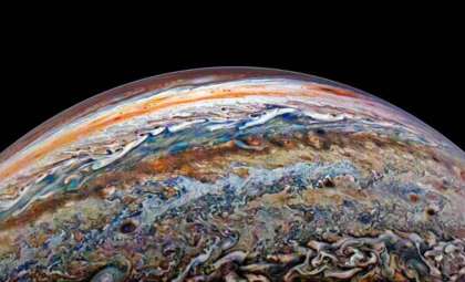 Juno Captures Astonishing Details of Jupiter’s Surface During Final Approaches