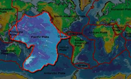 Newly Discovered Underwater Faults Show Pacific Plate is Fragmenting