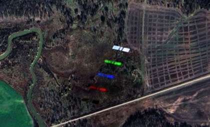 Unexpected Starlink Satellite Image Captured by Earth Observation Satellite